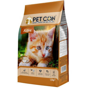 PETCOİN TAVUKLU KİTTEN YAVRU KEDİ MAMASI 1,5KG